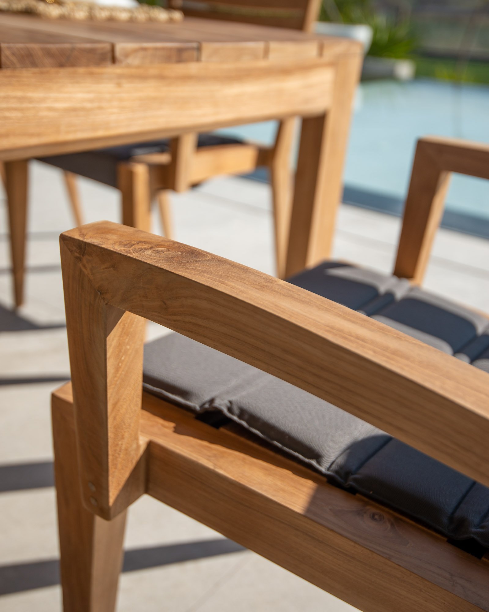 SABATU  DINING TABLE & JADE ARM CHAIR Thumbnail